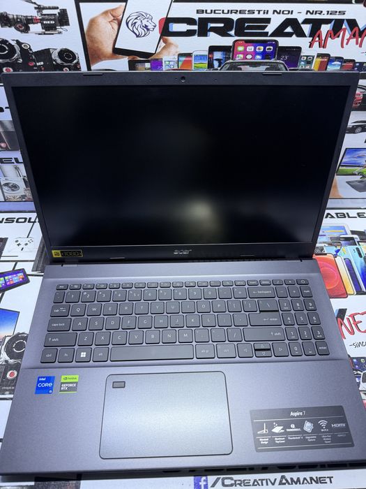 Acer Aspire 7 / Intel i5-12450H / RTX 2050 /CreativAmanet