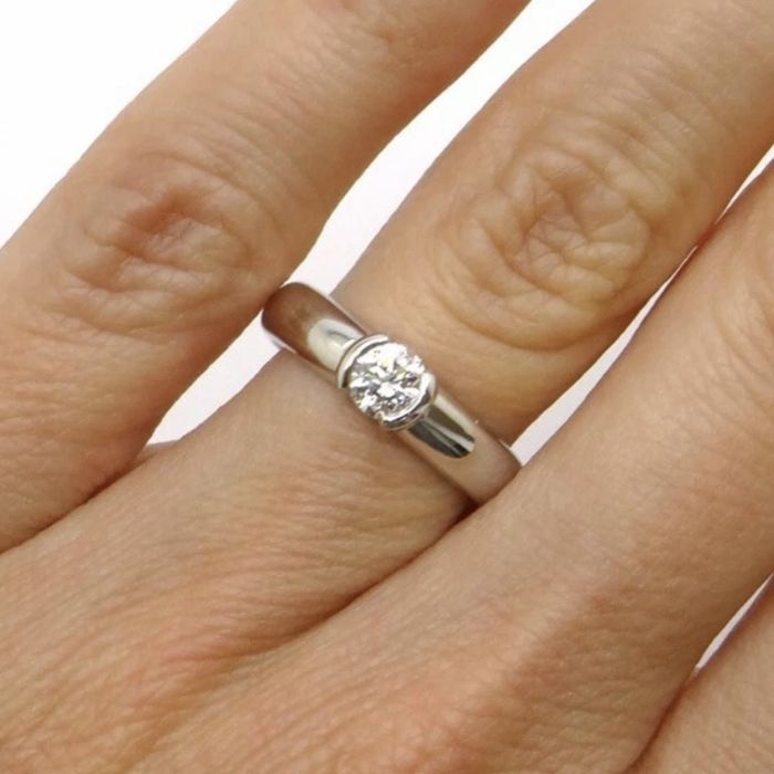 Tiffany Etoile платина 0.35 карат бриллиант