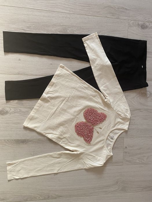 Set nou bluza si colanti, marimea 9-10ani
