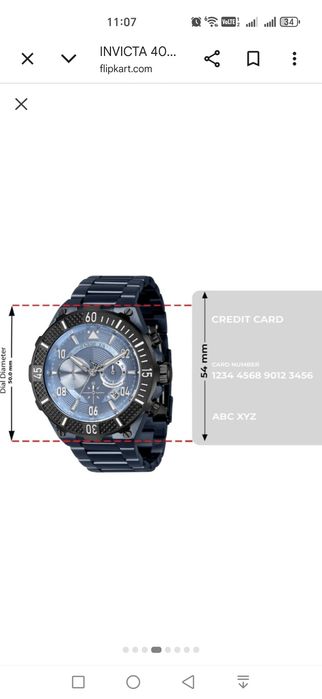 Мужские часы Invicta Aviator модель 40516