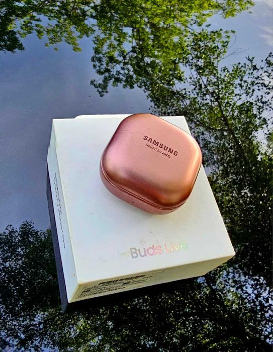 наушники samsung Buds Live Bronz