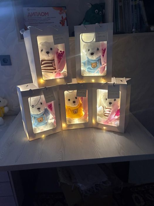 Мишки магкие игрушки