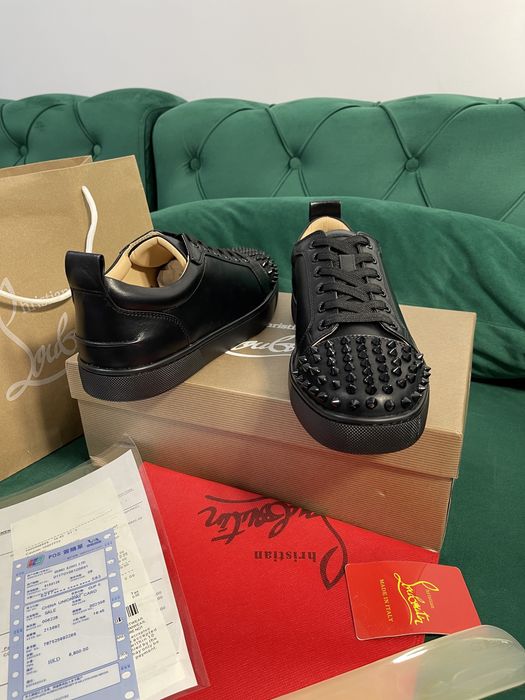Adidasi Christian Louboutin piele naturala 100% Full Box colectie noua