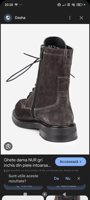 Ghete Dasha piele intoarsa