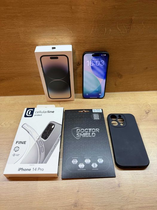iPhone 14 Pro 256 GB model SUA [eSIM] Space Black, liber de rețea
