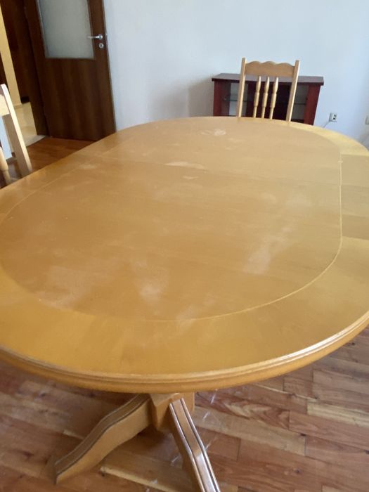 Маса състояние се вижда на снимките