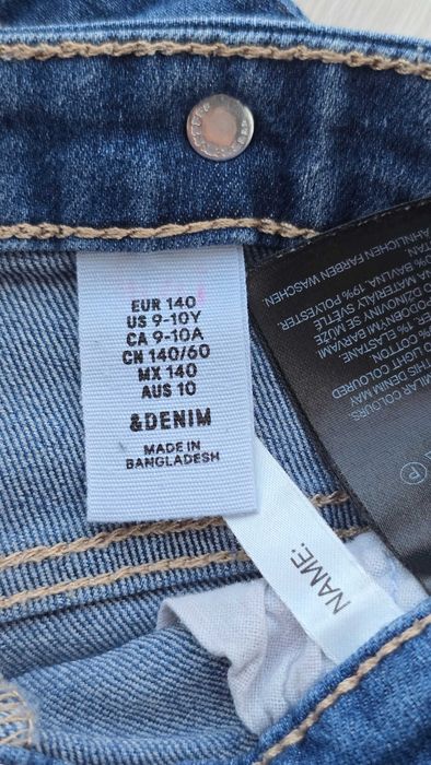Детски дънков гащеризон H&M и дънково яке 9-10 години