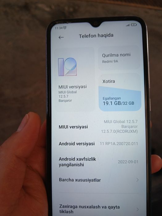 Redmi 9A 32 hotira