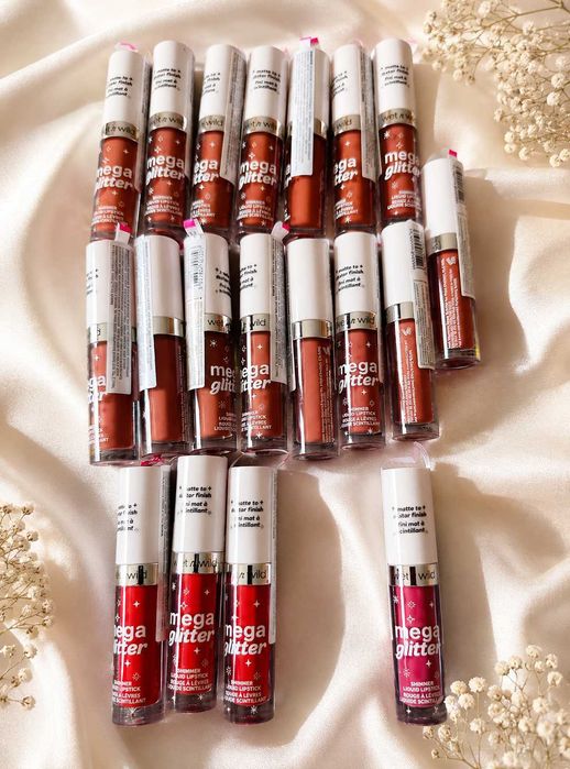 Wet n wild Течно червило Mega Glitter 623001, 623002 и 623003