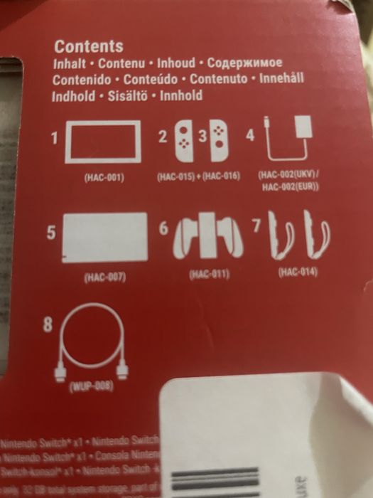 Чисто нов Nintendo Switch с игра