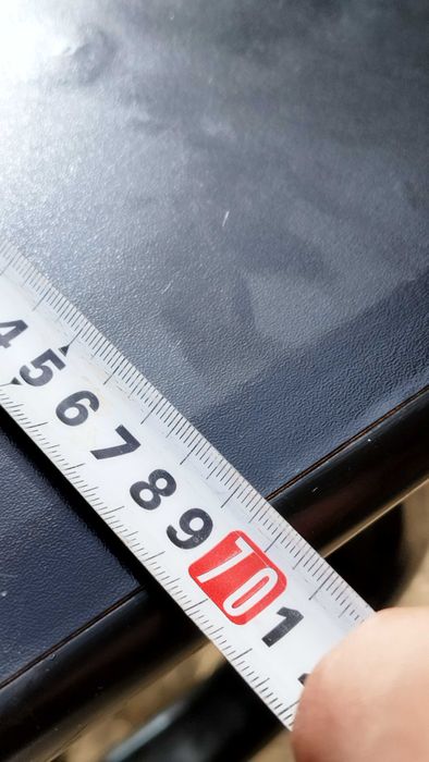 Mаса черна с метални крака  , помощна масичка с два плота 60/60/ 56см