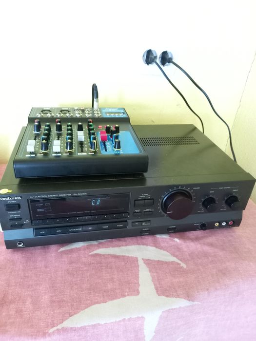 Sistem audio mixer  cu Bluetooth  nou. Și 2 boxe pe 12 inch