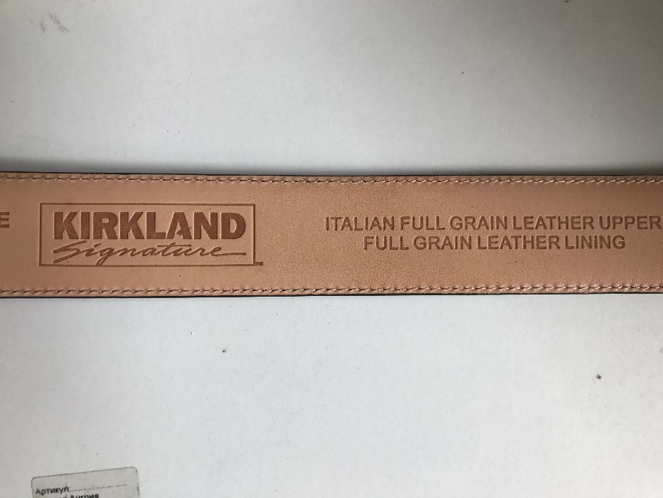 Мъжки кожен колан Kirkland