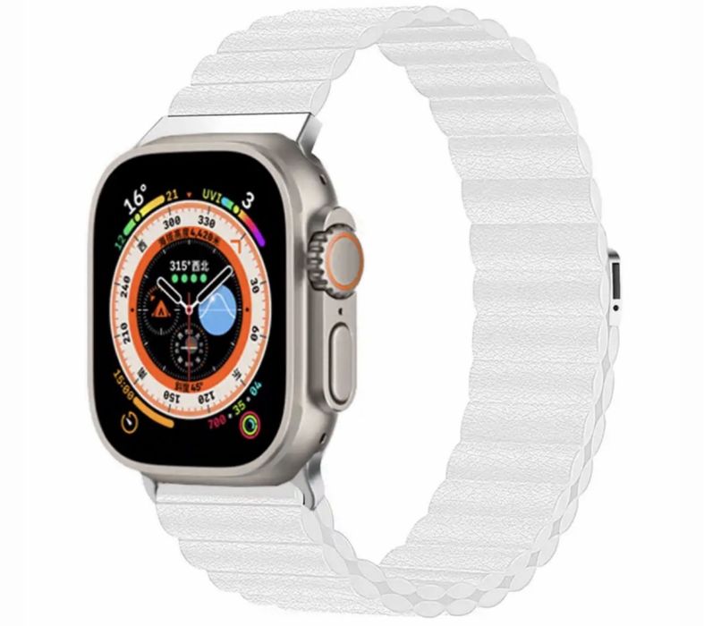 Curea Ceas Apple Watch Imitatie Piele Lether Incarcator Husa Folie
