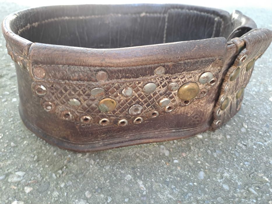 chimir serpar din piele foarte vechi 80 cm