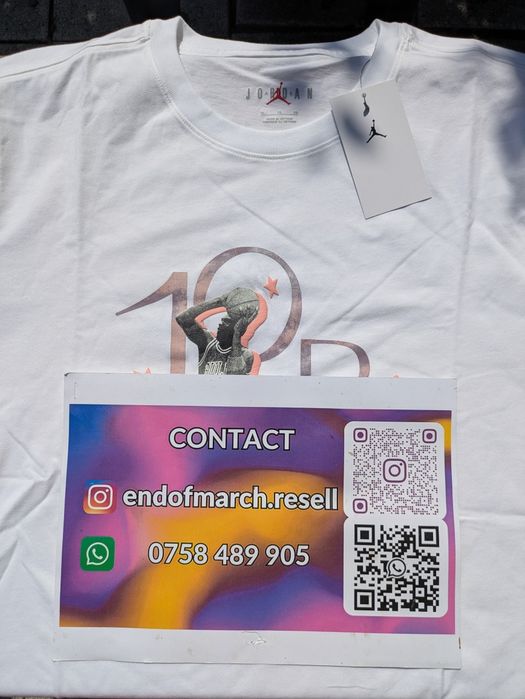 Tricou Jordan alb XL