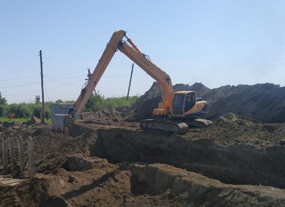 Эксковатор ижарага берилади. Стрело 16 метр.