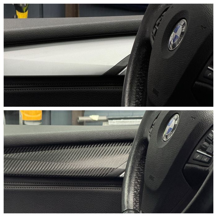 Colantare trimuri Carbon / Piano Black