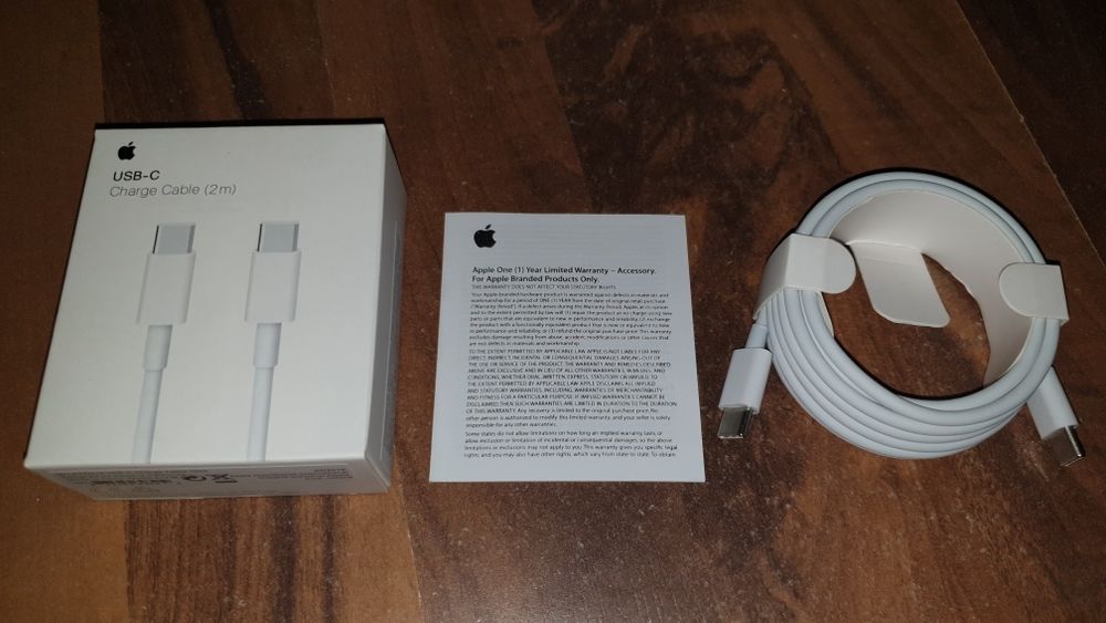 Cablu 2metri USB C to USB C nou original Apple iPad MacBook iMac