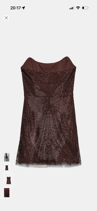 Вайръл винено червена рокля на Zara в М размер, с етикет