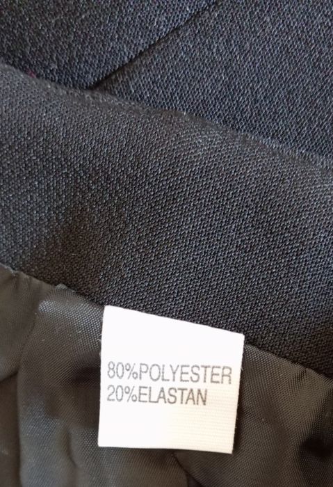 Дамска черна пола от стреч