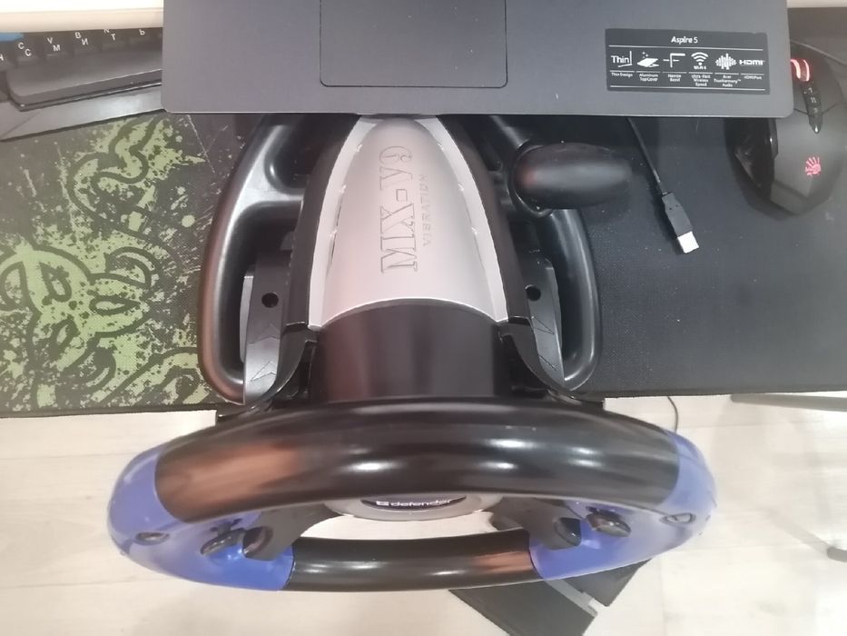Продат игровой руль Defender Challenge Turbo GT USB