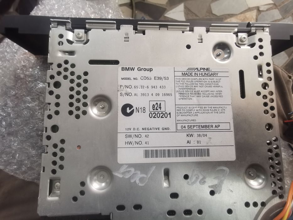 Магнитола BMW e39, e53