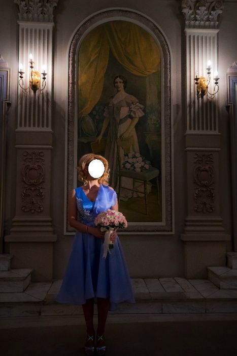 Rochie LA MODE TOUJOURS - ORGANZA -ocazie,cununie civila,mireasa,nunta