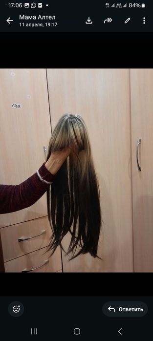 Накладка для волос с челкой