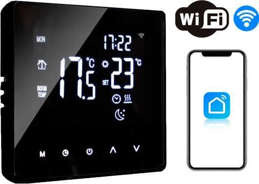 Терморегулятор Wi Fi для электрического теплого пола