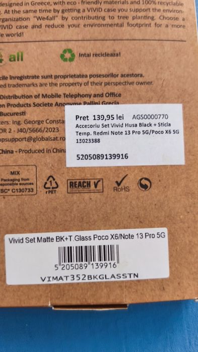 Folie de sticla  Redmi note 13 pro