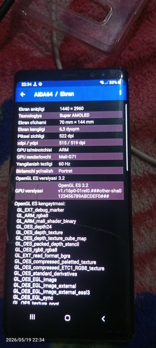 Samsung note 8 ruchkasi bor ishlaydi