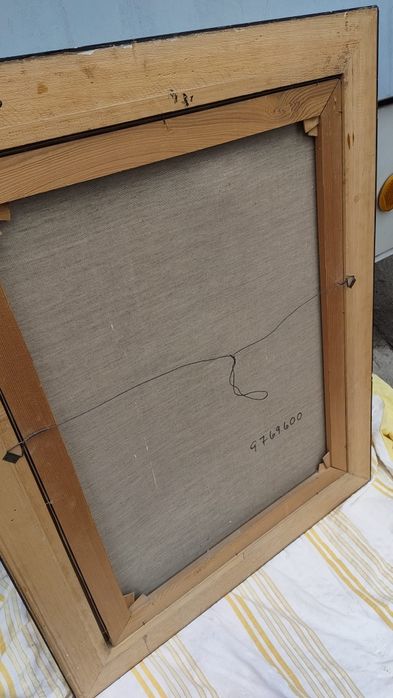 Tablou,pictură pe pânză,semnată,nud