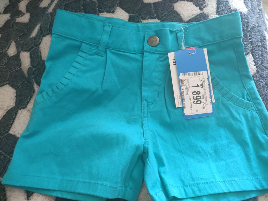 Шортики на девочку размер 122