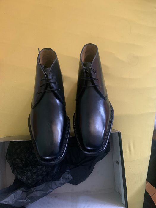 Мъжки боти натурална кожа