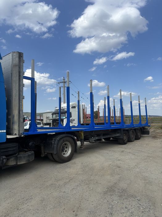 Semiremorca schmitz racoanta transport lemn impecabila buna de lucru 2011