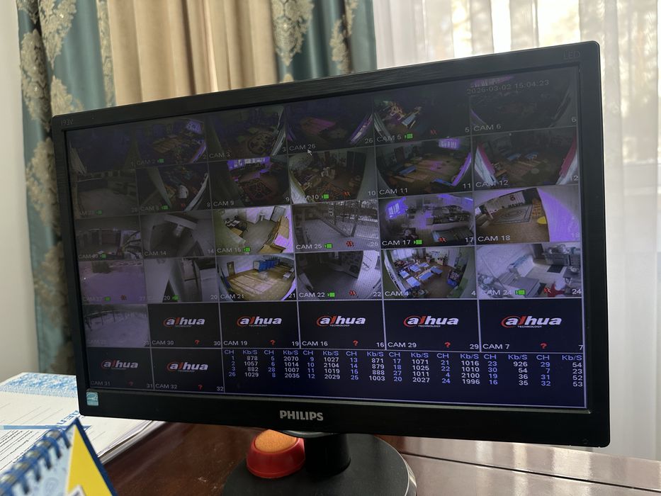 Обслуживание системы видеонаблюдения