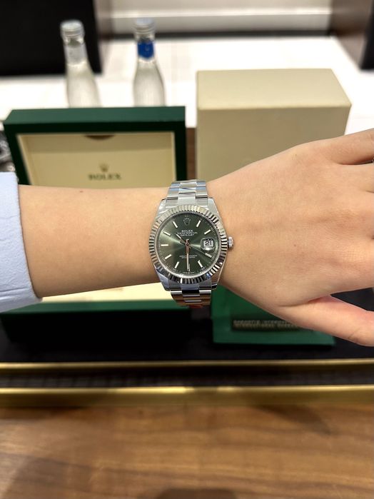 NEW Rolex Datejust 41mm Steel and White Gold 126334