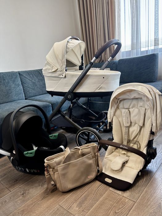 Бебешка количка Cybex Balios S Lux + кош за новорено + кошница за кола
