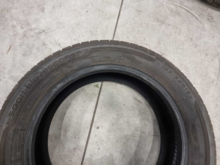 4 Anvelope de VARA 195.55.16 "Dunlop" [2025]; ca NOI !