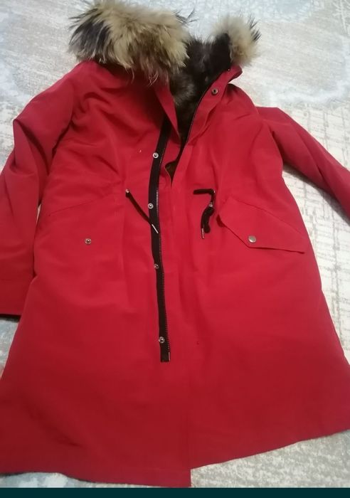 Зимняя парка теплая