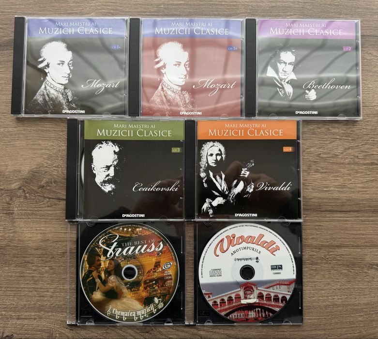 Set 7 CD-uri originale - Mari Maestri ai Muzicii Clasice