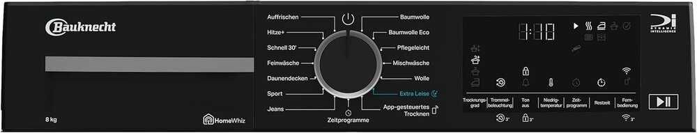 Сушилня с термопомпа BAUKNECHT BD 8C WBS 8кг.
