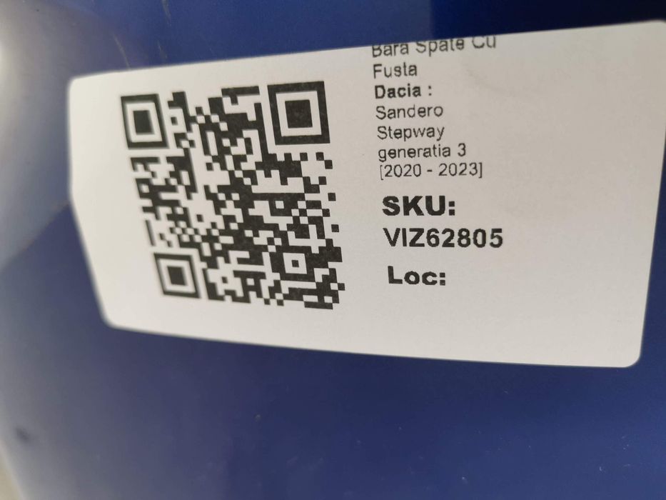 Задна броня с долна част Дачия Сандеро Стъпуей / Dacia Sandero Stepway