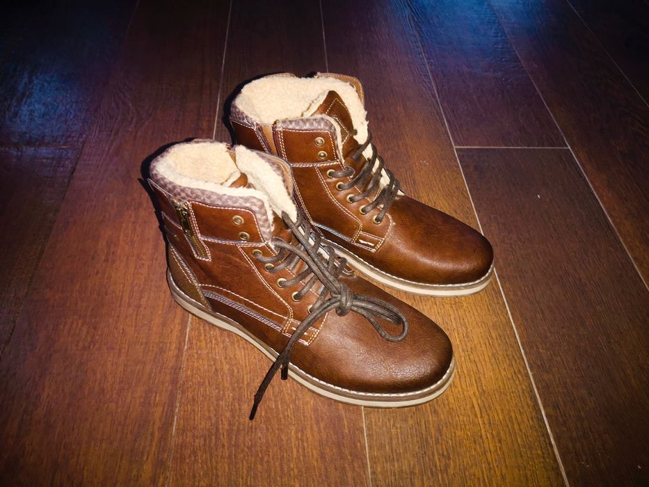 Италиански боти от естествена кожа Pesaro