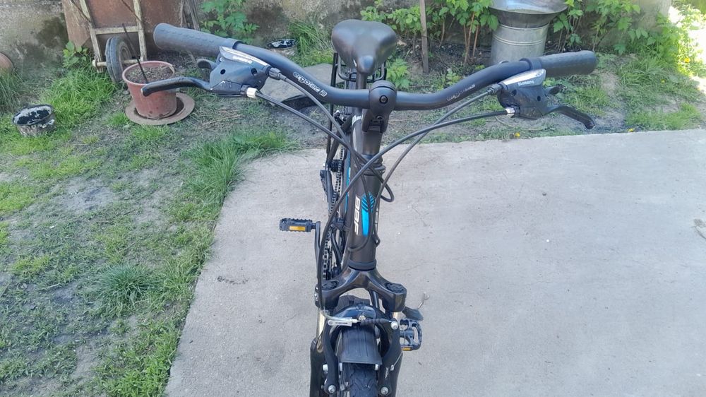 Bicicleta strada BBF, 28 inchi, Aluminiu, marime L, 24 viteze, suspensie