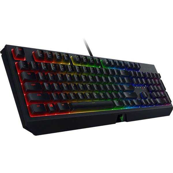 Tastatura mecanica gaming Razer BlackWidow 2019, RZ03-02860100-R3M1 US RGB green switch negru sigilata noua