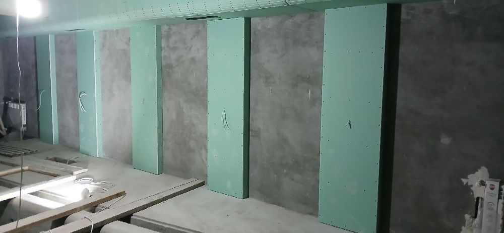 Гипсакартон тунукафон том пол пластик