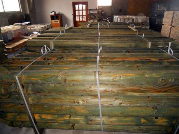 Stalpi Lemn Tratat Gard - Livrare oriunde in Tara