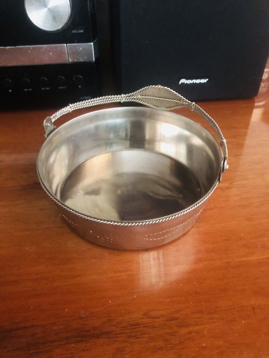 Конфетница мельхиоровая. Винтаж (СССР)